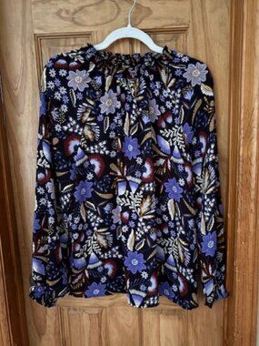 LOFT outlet floral print blouse